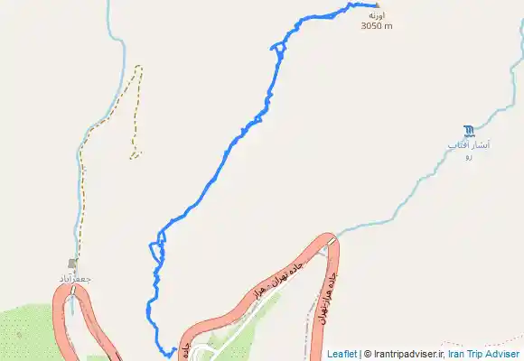 ترک جی پی اس قله لانه عقاب