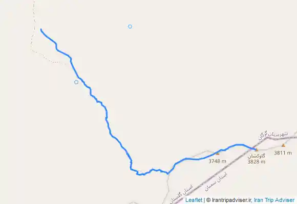 ترک جی پی اس گاوکشان از مسیر روستای شاهکوه