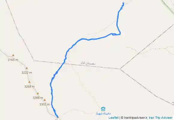ترک جی پی اس قله شهباز