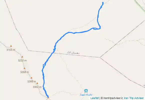 ترک جی پی اس قله شهباز