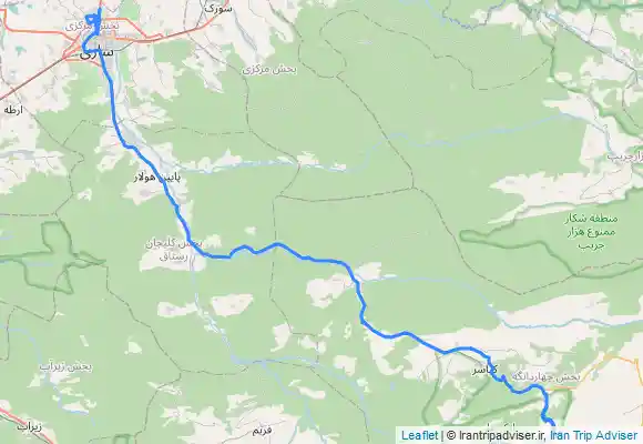 ترک جی پی اس Langar - قله شاهدژ - Qoroq