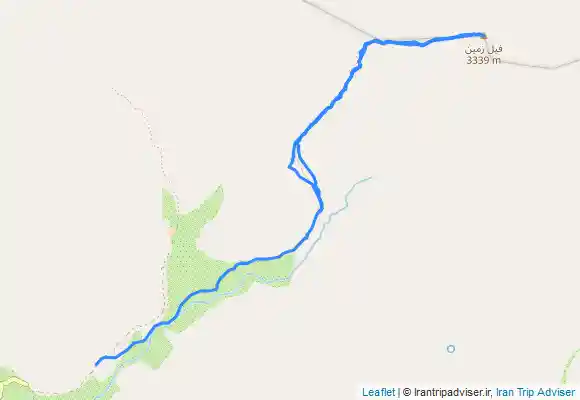 ترک جی پی اس قله فیل زمین