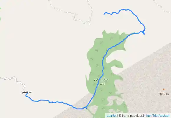 ترک جی پی اس غار سرنی به قله کمرزرد