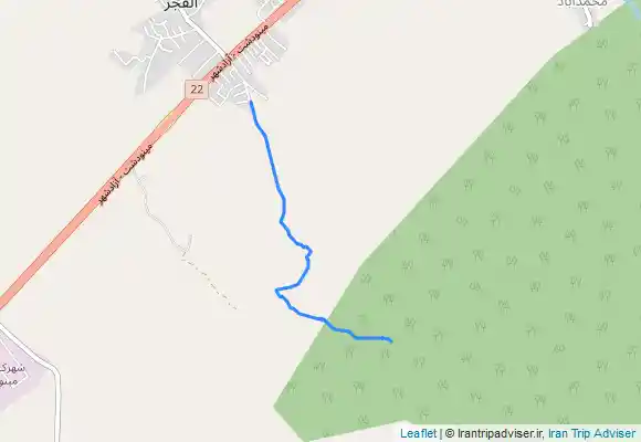 ترک جی پی اس Alqajar - Jangaldeh-e Pā’īn