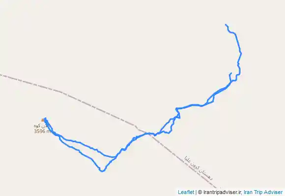 ترک جی پی اس صعود به قله دالانکوه