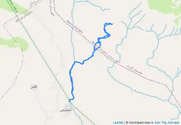 ترک جی پی اس قله کمر یخدان