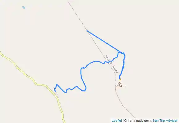 ترک جی پی اس قله رنج سپیدان