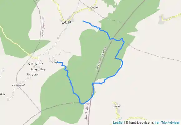 ترک جی پی اس پیمایش خط‌الرأس قله‌های خوجه‌قنبر، تماشاگر (زِرکی)، قله و تیغه‌های بوقوتو