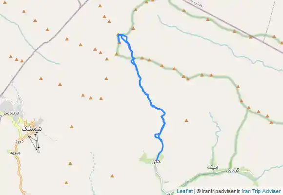 ترک جی پی اس خلنو بزرگ و خلنو کوچک از روستای لالان
