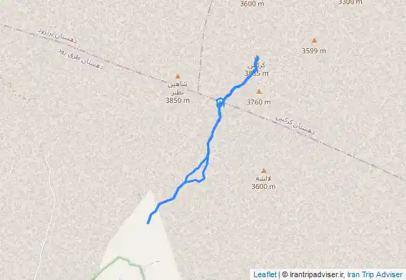 ترک جی پی اس سه صعود به قله کرکس