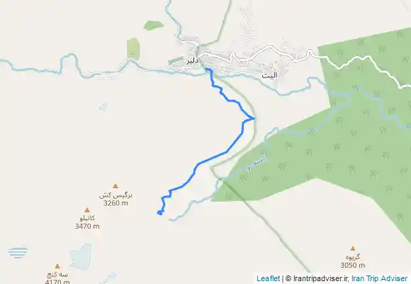 ترک جی پی اس آبشار سیاه چشمان