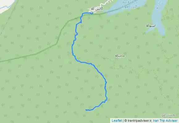 ترک جی پی اس آبشار آهکی اسکلیم