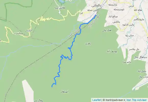 ترک جی پی اس ابشار جلیسان تودارک تنکابن