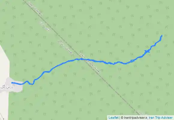 ترک جی پی اس مجموعه آبشارهای روستای زرینگل علی آباد کتول