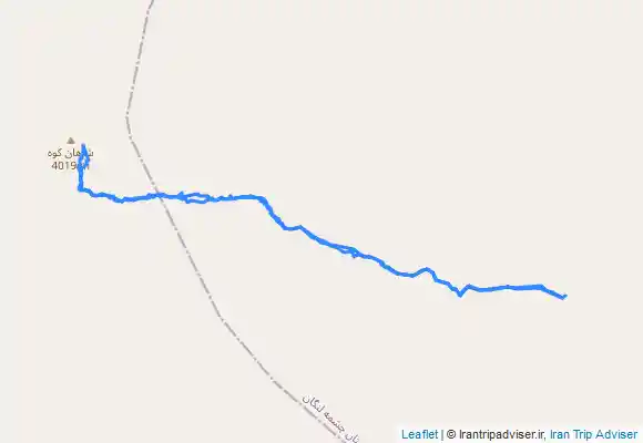 ترک جی پی اس رفت و برگشت قله شاهان