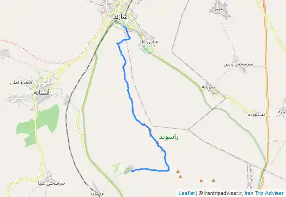 ترک جی پی اس خط الراس شهباز
