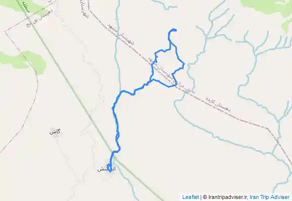 ترک جی پی اس قله کمر یخدان . چناران روستای اندیشش