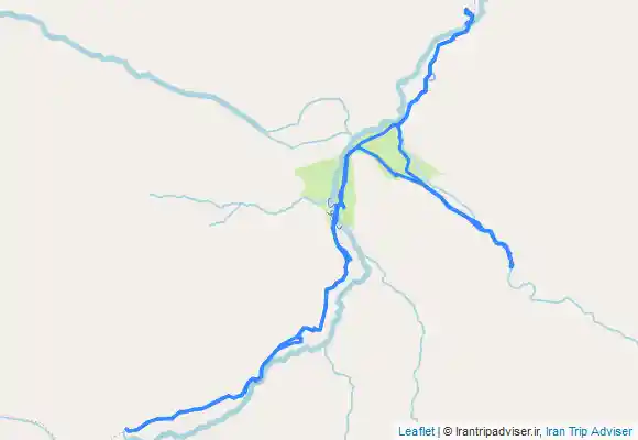 ترک جی پی اس پیمایش دشت دریوک. آبشار دریوک، چشمه آسونه کر