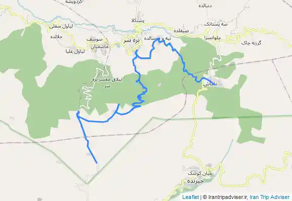 ترک جی پی اس Kaftar Chāk - Dāmāsh