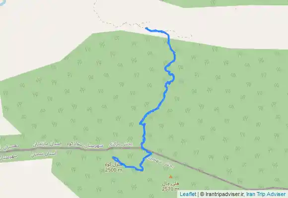 ترک جی پی اس قله منزل کوه سوادکوه، منطقه خطیرکوه