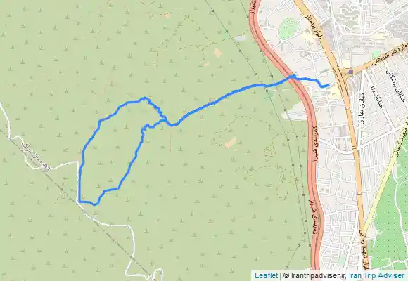 ترک جی پی اس کوه دراک پناهگاه غدیریه