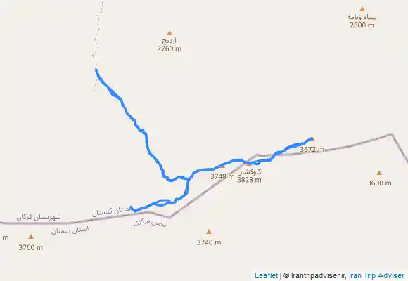 ترک جی پی اس صعود به خط الراس قله های گاوکشان ، کهکشان و منار