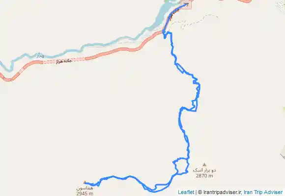 ترک جی پی اس صعود موفق قله هماسون ییلاق آب اسک آمل