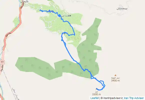 ترک جی پی اس قله برز ، بایجان امل