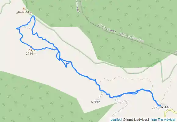 ترک جی پی اس قله درفک ، غار درفک ، کاسه درفک ، آفتاب تماشا ، مسیر شاه شهیدان دیلمان