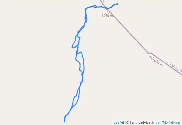 ترک جی پی اس قله‌های بدر و وزیر از روستای چرمله علیا