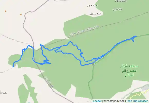 ترک جی پی اس اندبیل.ابشار دریابن.اندبیل