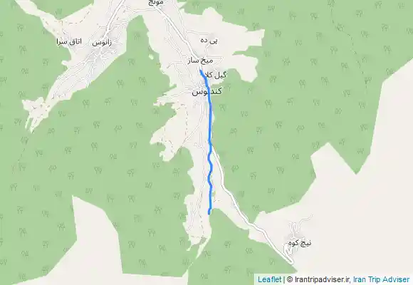 ترک جی پی اس آبشار نازکرو