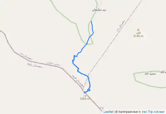 ترک جی پی اس قله وزیر و قله بدر