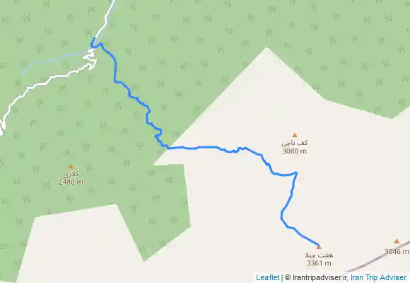 ترک جی پی اس قله هفت چیلا