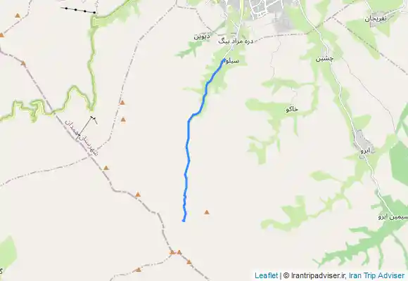 ترک جی پی اس Yakhchal , دره مرادبیک به قله یخچال