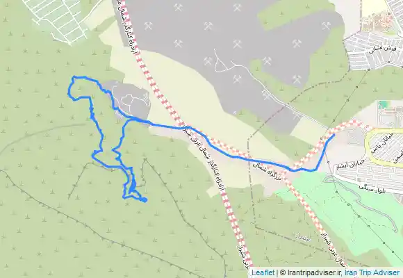 ترک جی پی اس چشم چویلی کوه سرخ