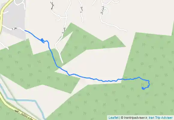 ترک جی پی اس آبشار زال لفور