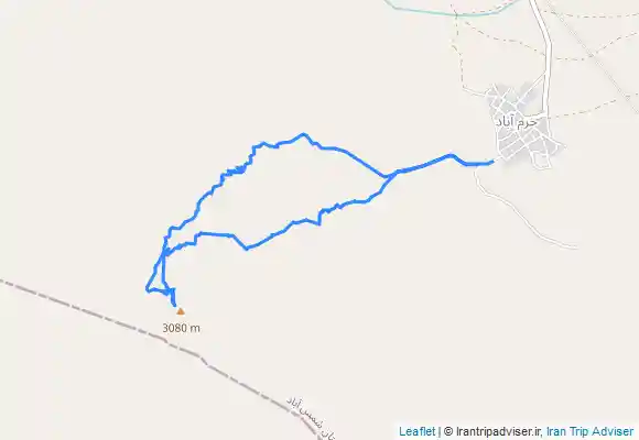 ترک جی پی اس صعود قله الوند دالخانی از روستای خرم آباد