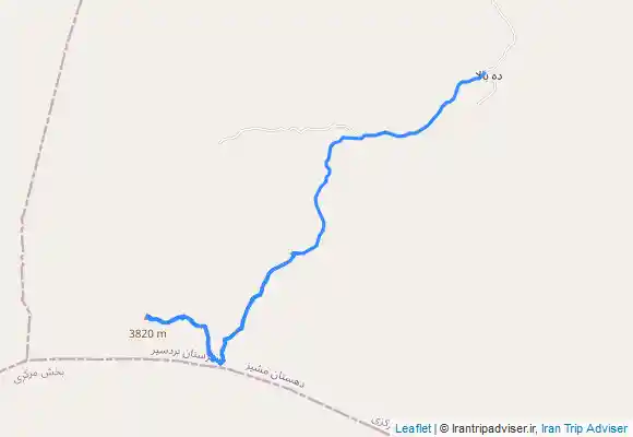 ترک جی پی اس قله خاکی بیدخون