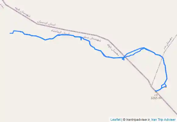 ترک جی پی اس قله بدر و وزیر