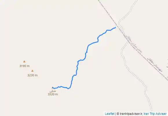 ترک جی پی اس قله شنلی از مسیر دهاقان