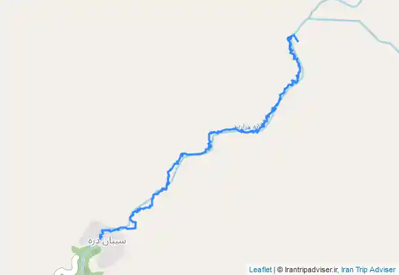 ترک جی پی اس آبشار سیبان دره