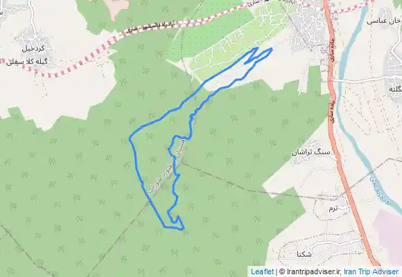 ترک جی پی اس دوچرخه ،مهدشت، جن دره کلبه