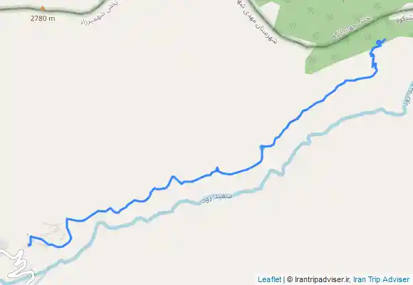 ترک جی پی اس از فیسک به بندبن و رودبارک