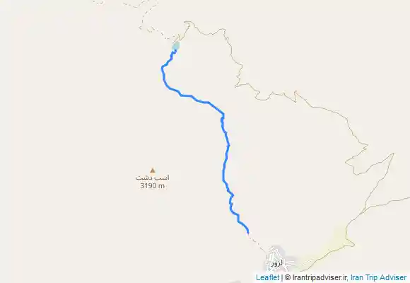 ترک جی پی اس دریاچه سیاهرود از دره لزور