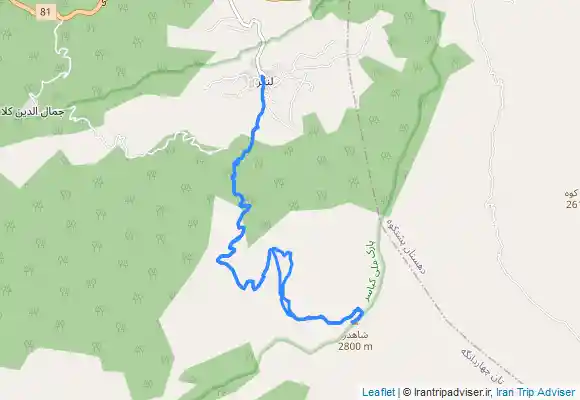 ترک جی پی اس قله شاهدژ