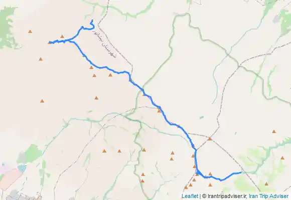 ترک جی پی اس خط راس بینالود به شیرباد تابستانه