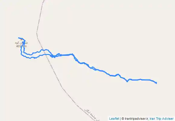 ترک جی پی اس قله شاهان کوه from Sardāb-e Bālā