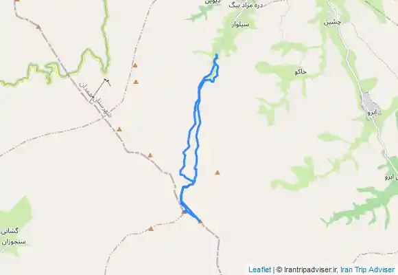 ترک جی پی اس صعود قلل یخچال و کوبری از دره مرادبیگ