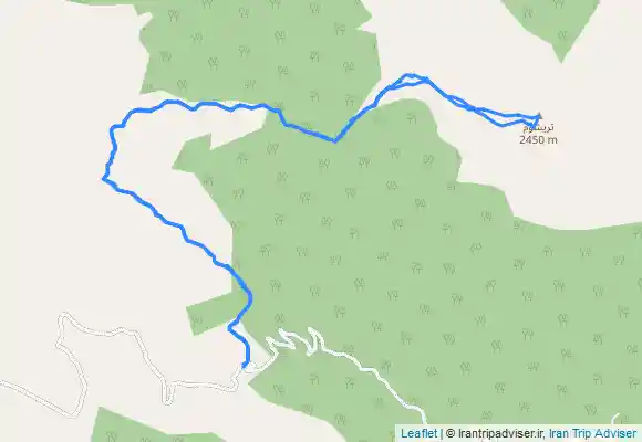 ترک جی پی اس زیر یال شاه معلم به طرف تریشوم